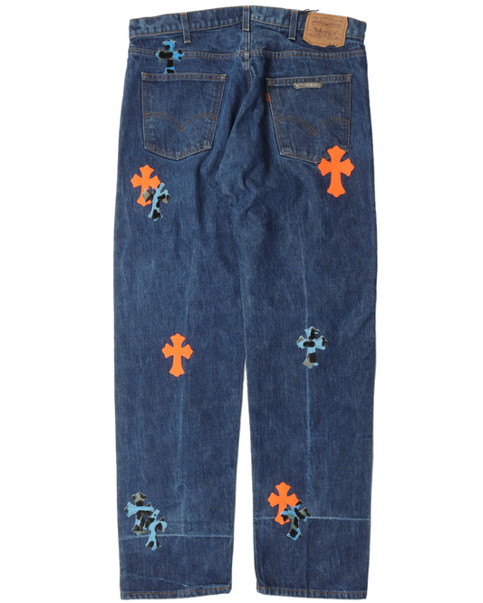 St. Barth Levi's Cross Patch Denim