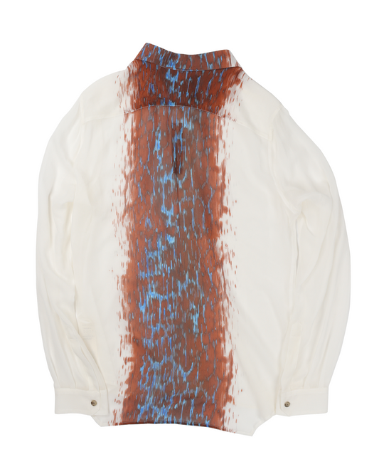 Silk Button Office Shirt