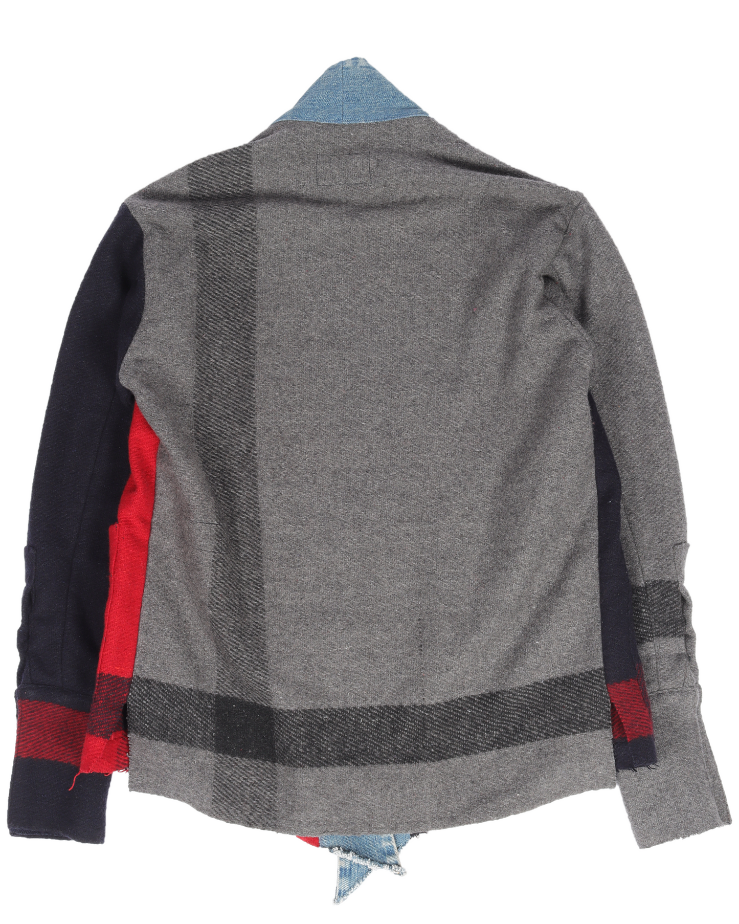 Mixed Blanket Boxy Kimono