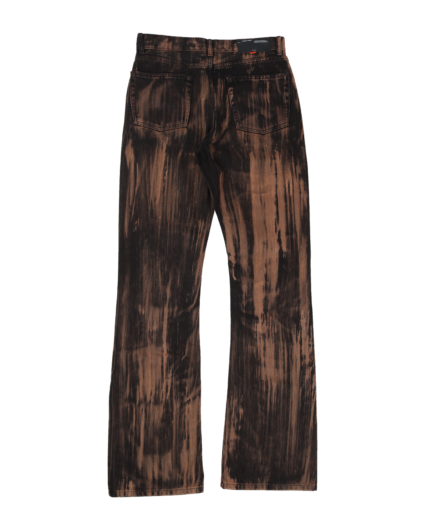 Bleached Flare Denim
