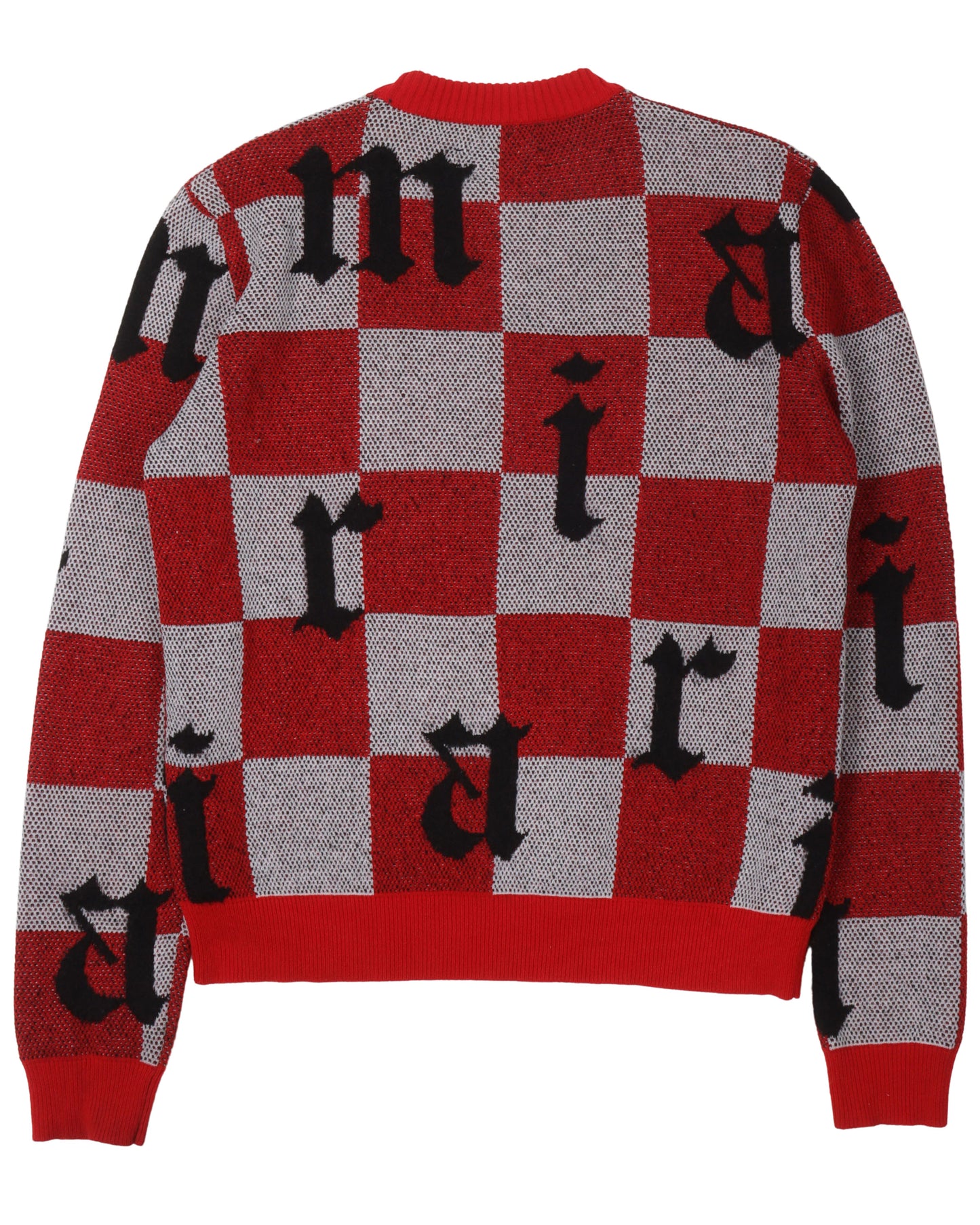 Checker Knit Sweater