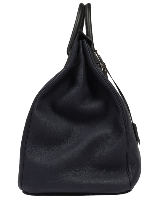 HAC Haut A Courroies 40 "Bleu Nuit" TOGO Birkin Bag