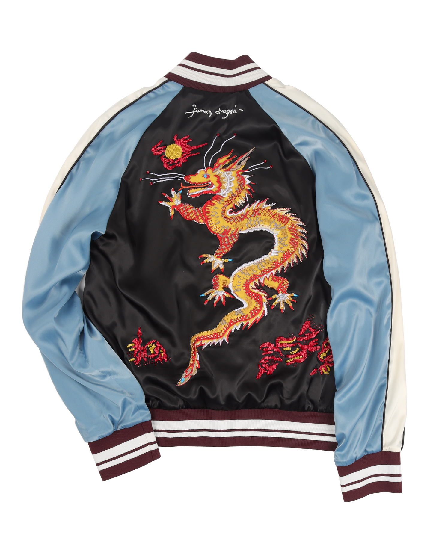 Embroidered Souvenir Funky Dragon Jacket