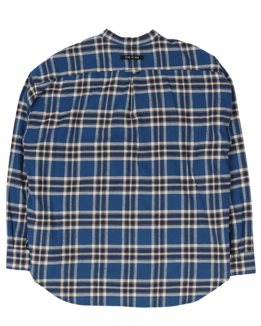 Sixth Collection Flannel Henley Shirt