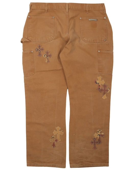 Sex Records Leather Patch Pants