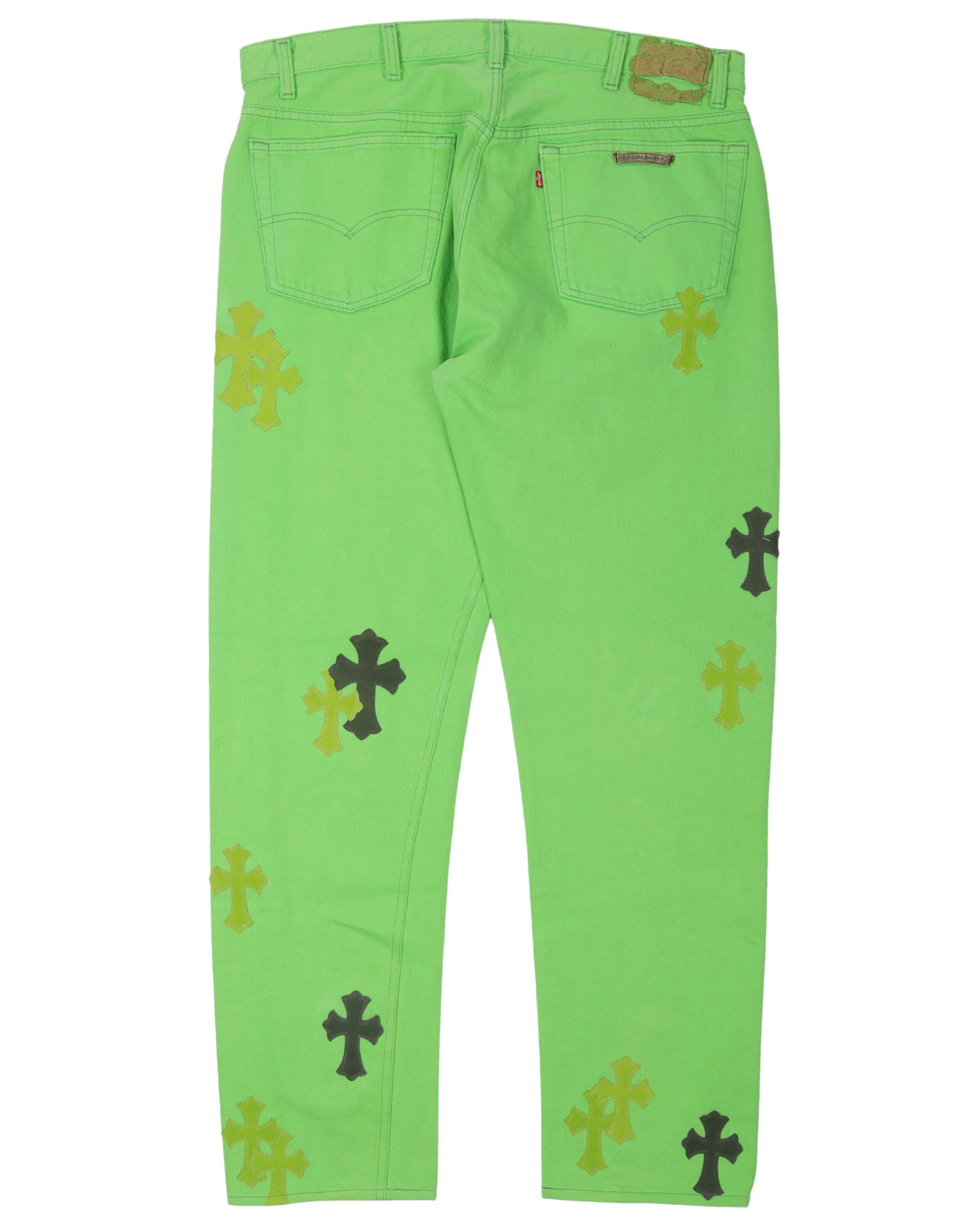 Sex Records Cross Patch Denim