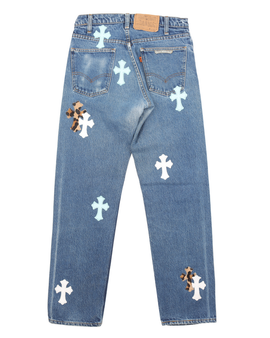 Multi Color Levi's Patch Denim