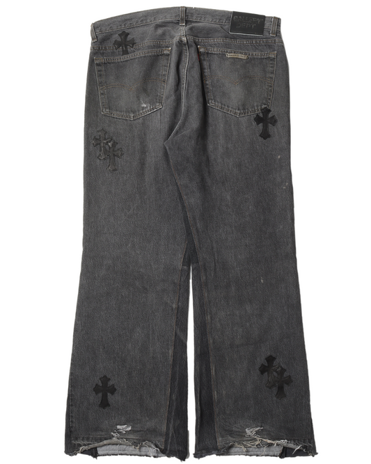Gallery Dept. "La Flare" Levi's Cross Patch Denim