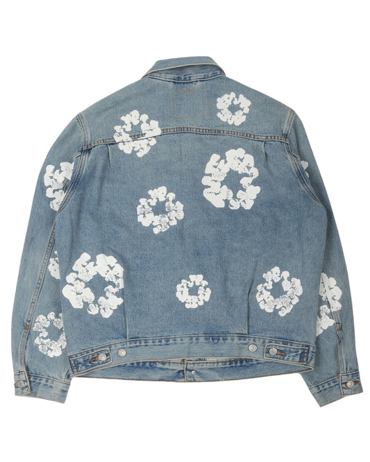 Cotton Wreath Levi Denim Trucker Jacket