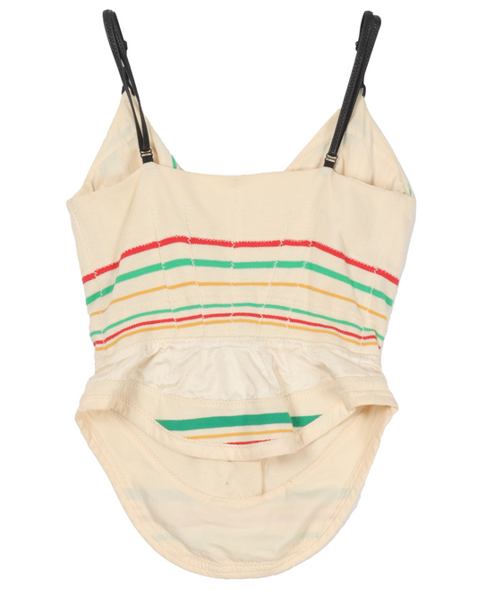 SS03 Ghesquiere Era Striped Fencing Top