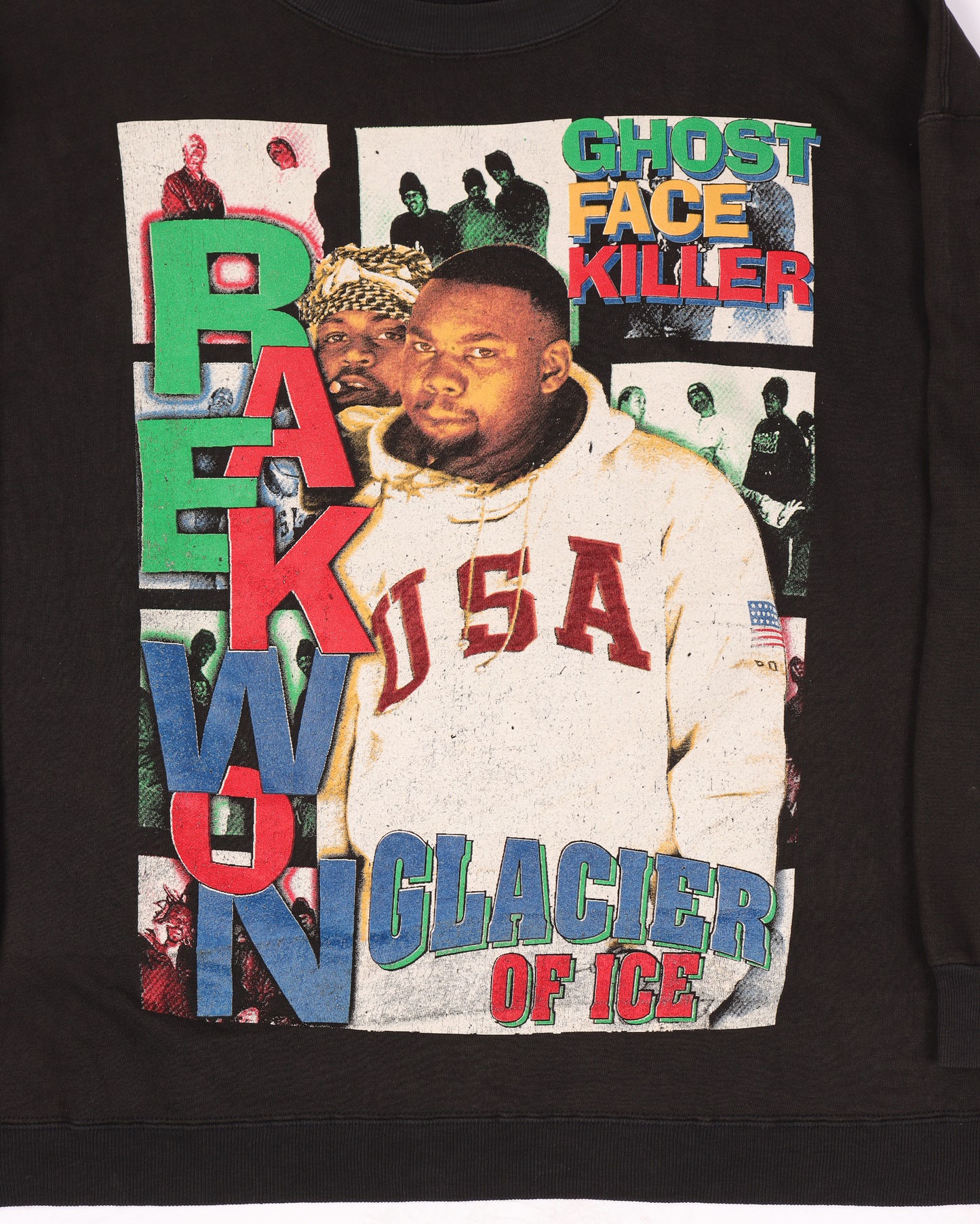 Raekwon & Ghostface Killah Graphic Print Crewneck Sweatshirt