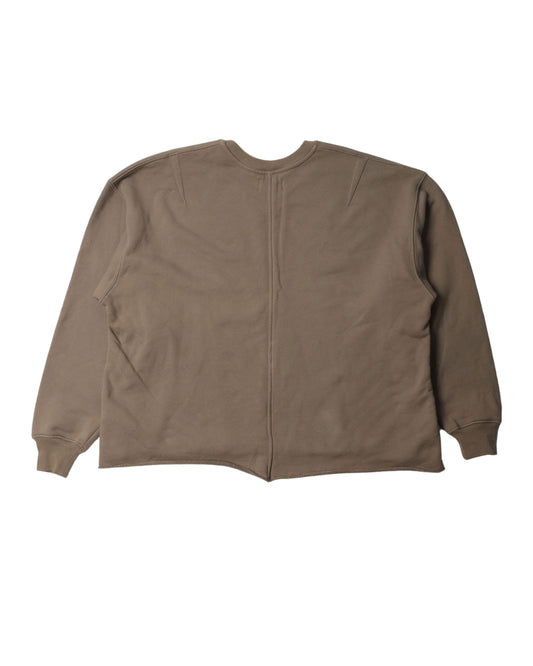Fourth Collection Raw Hem Crewneck Sweatshirt
