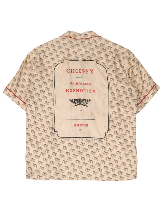 SS18 Silk Invite Stamp Bowling Shirt