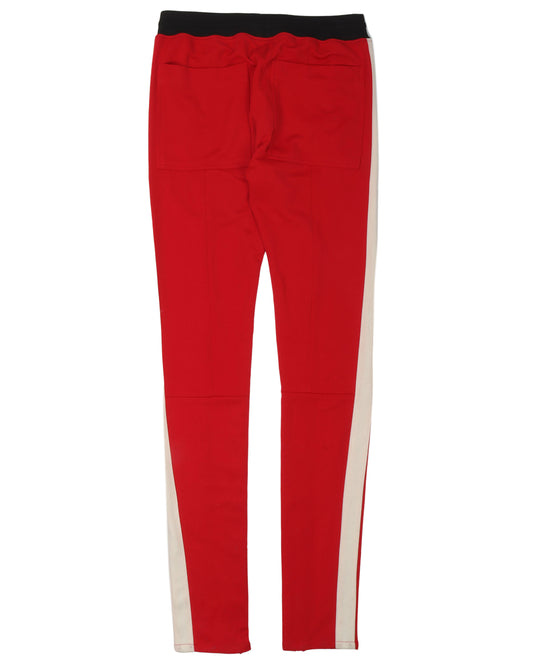 White Side Strip Track Pant