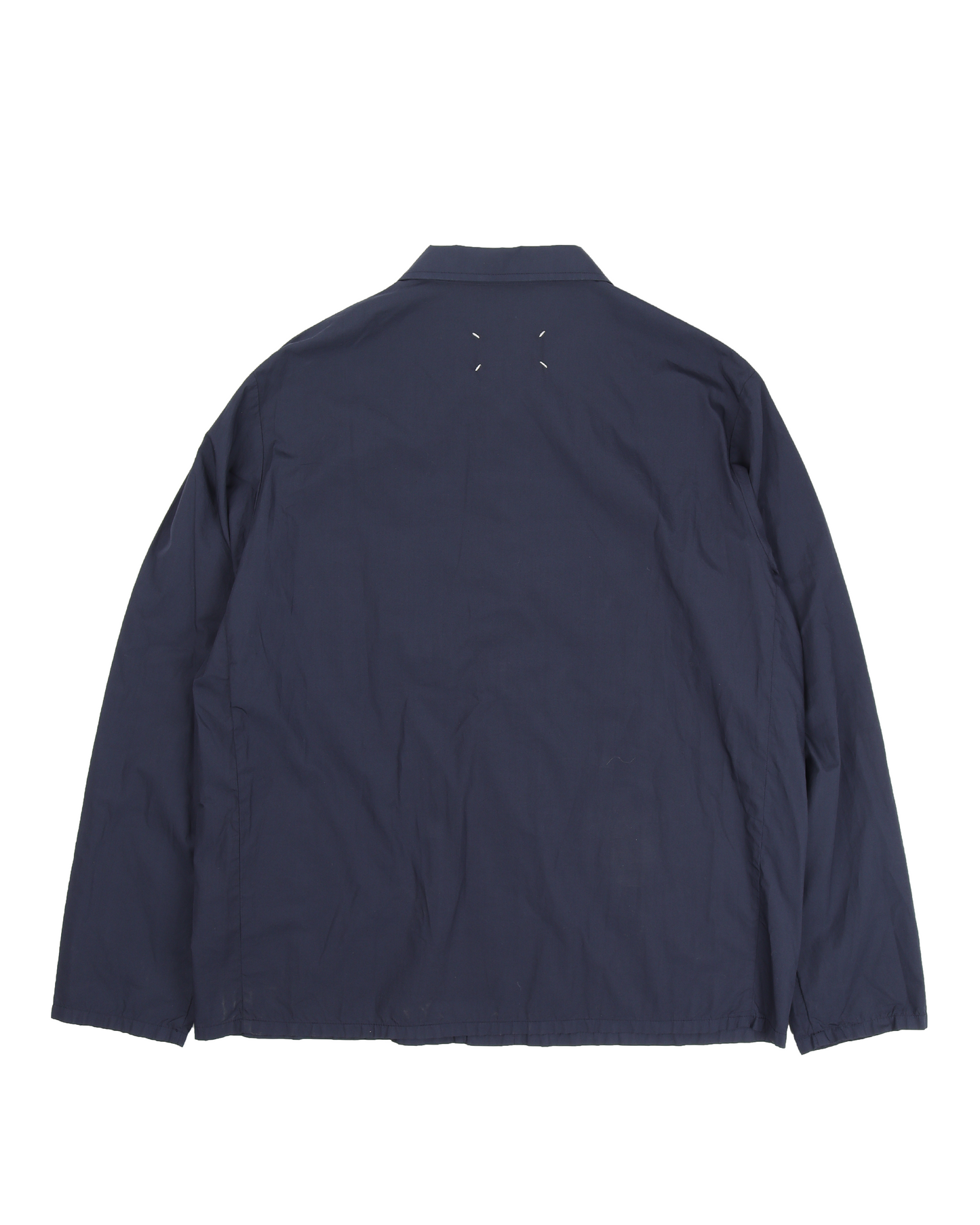 Contrast Stitch Button Shirt