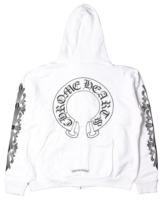 Horseshoe Logo Zip Up Hoodie