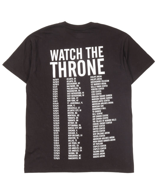 Jay-Z Kanye West Watch The Throne Tour T-Shirt