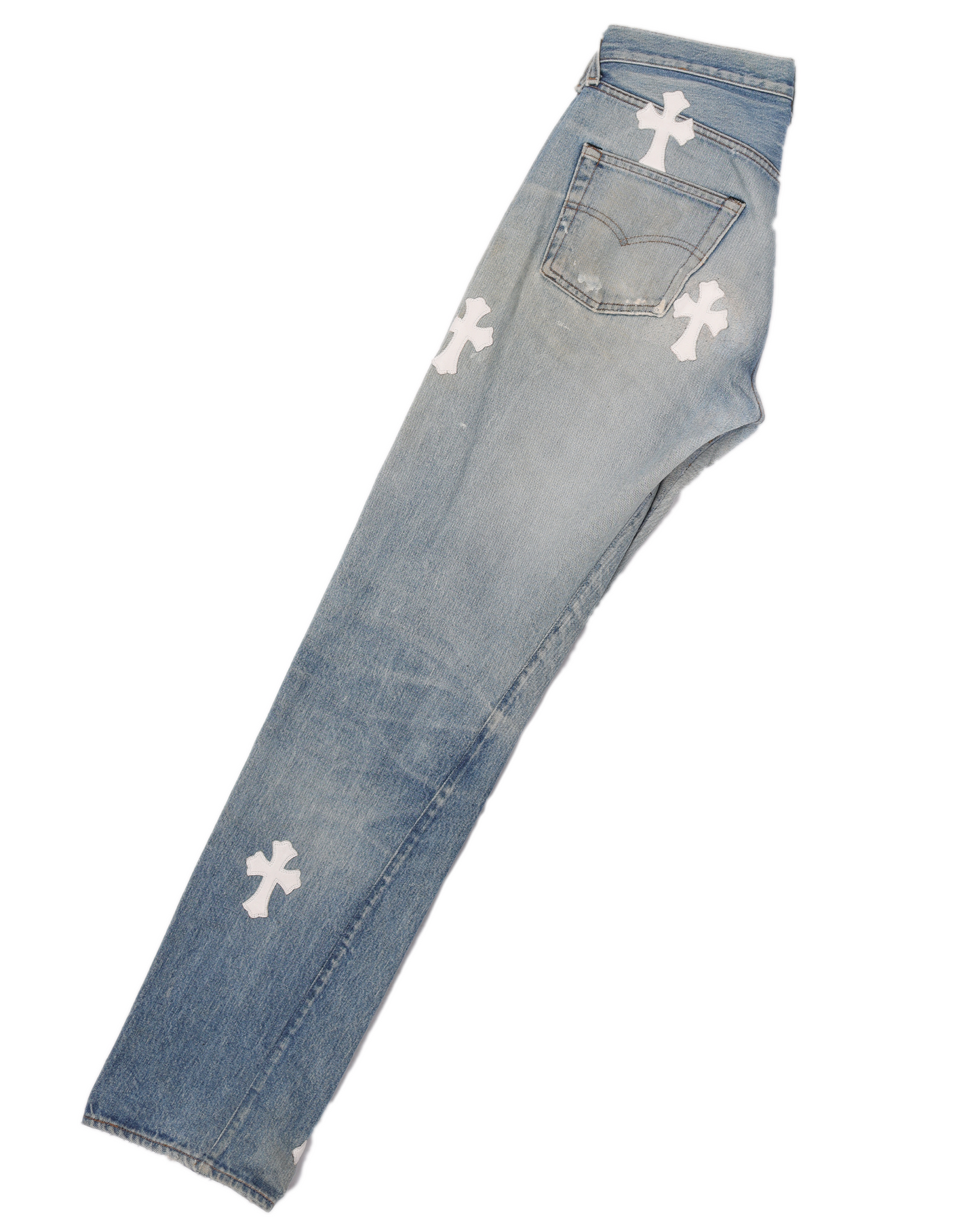 LEVI'S WHITE CROSS PATCH DENIM