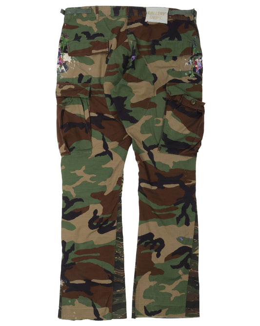 La Flare Camouflage Pants