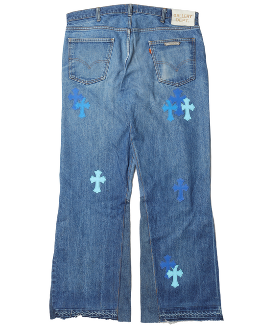 Gallery Dept. "La Flare" Levi's Cross Patch Denim