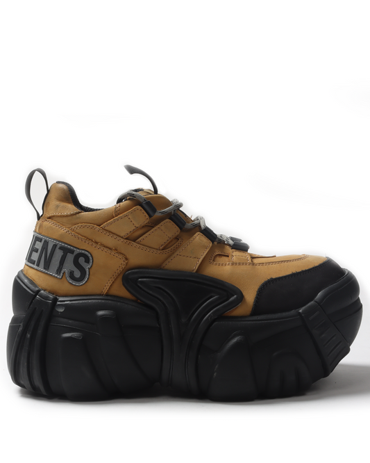 SWEAR Suede Platform Trainer