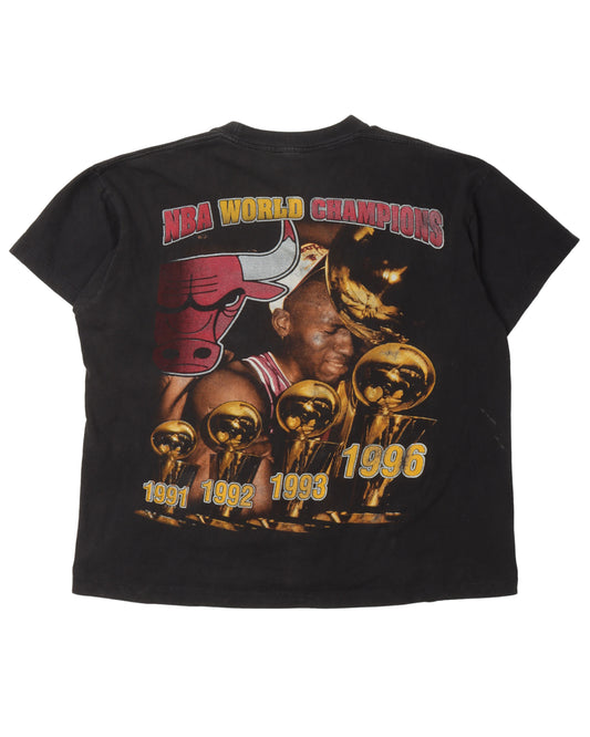 Chicago Bulls Michael Jordan 1996 Championship T-Shirt