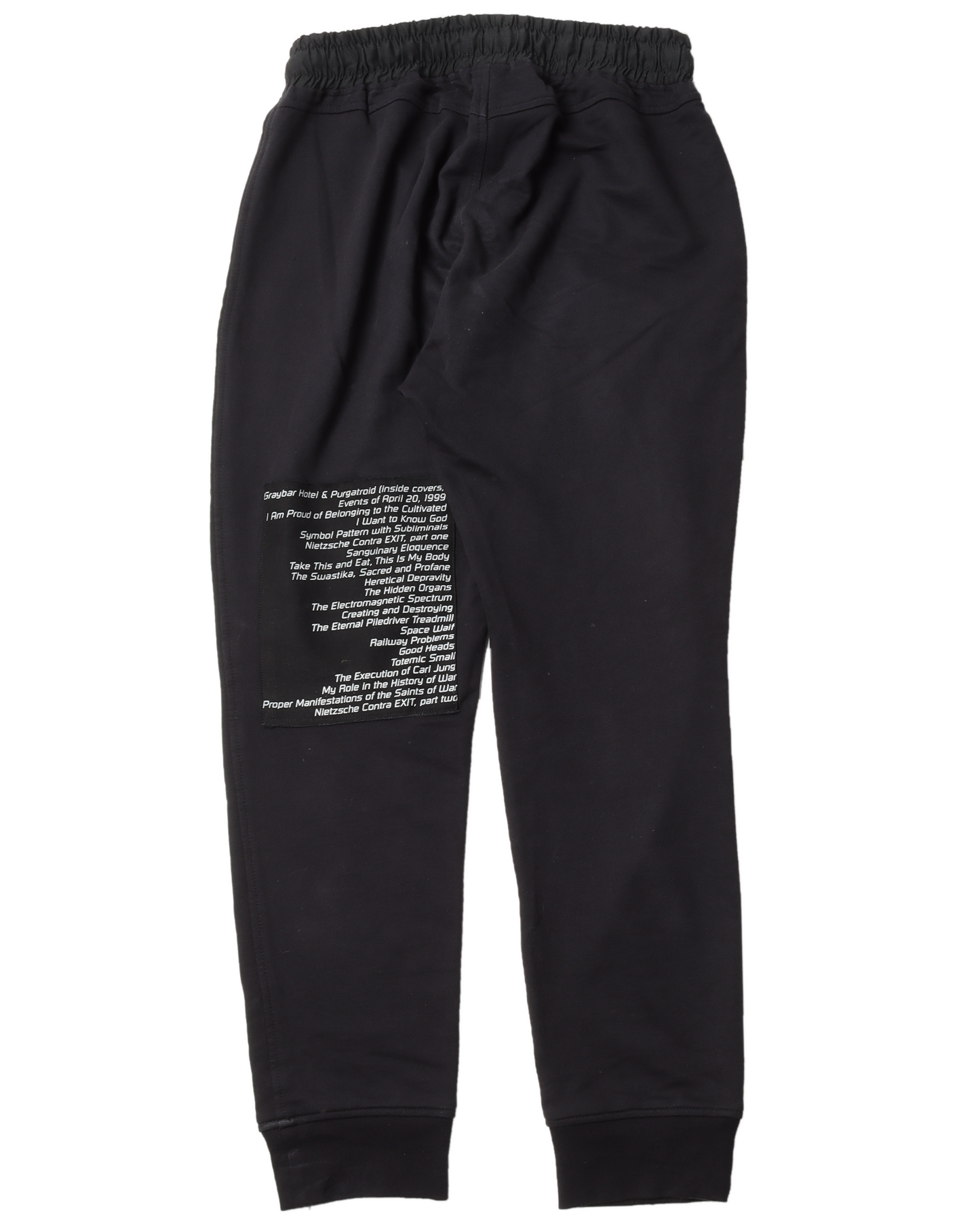Patched Sweat Pants