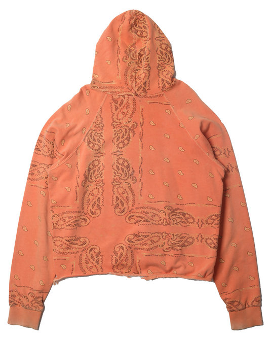 Paisley Orange Hoodie