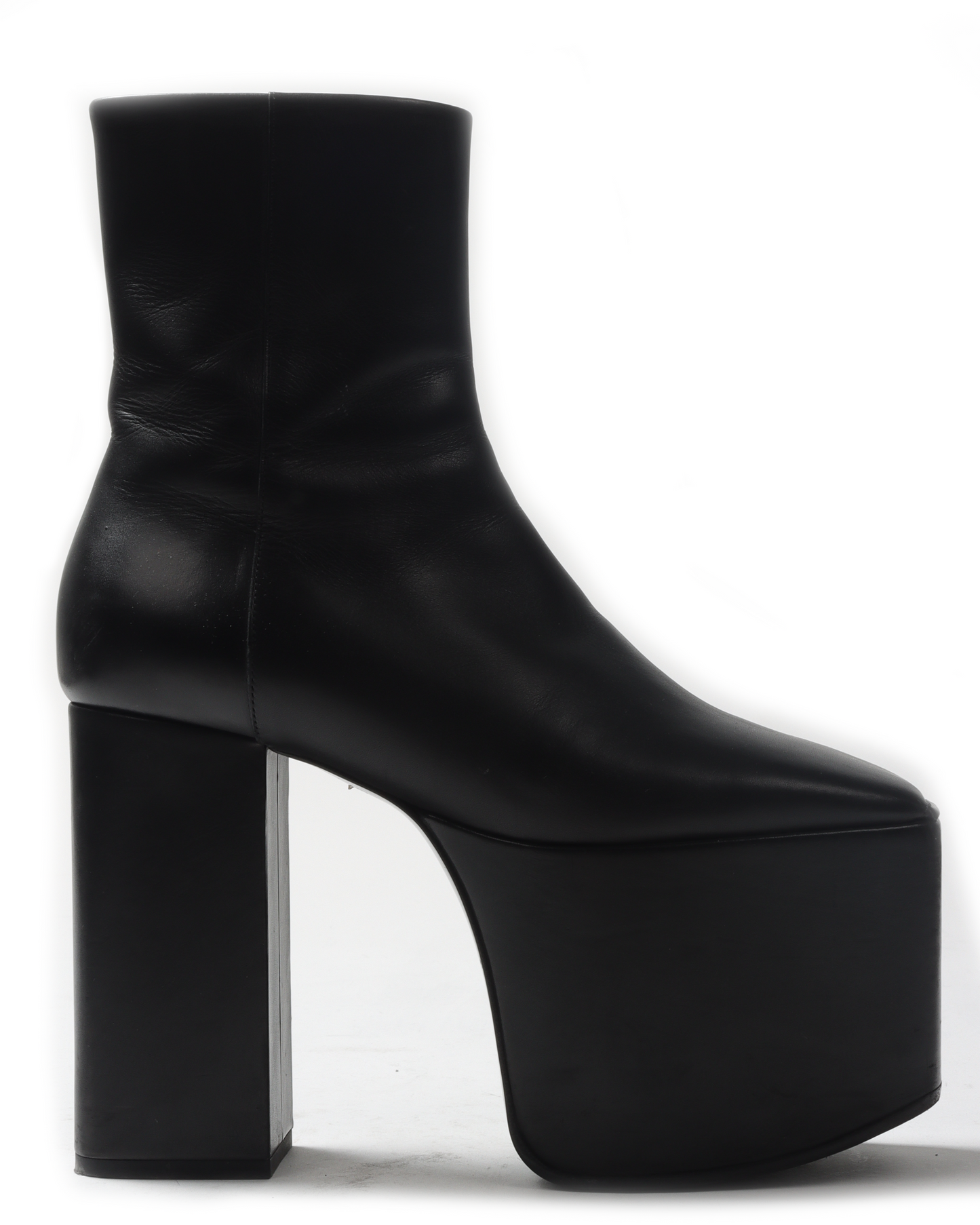 FW16 Leather Platform Heels