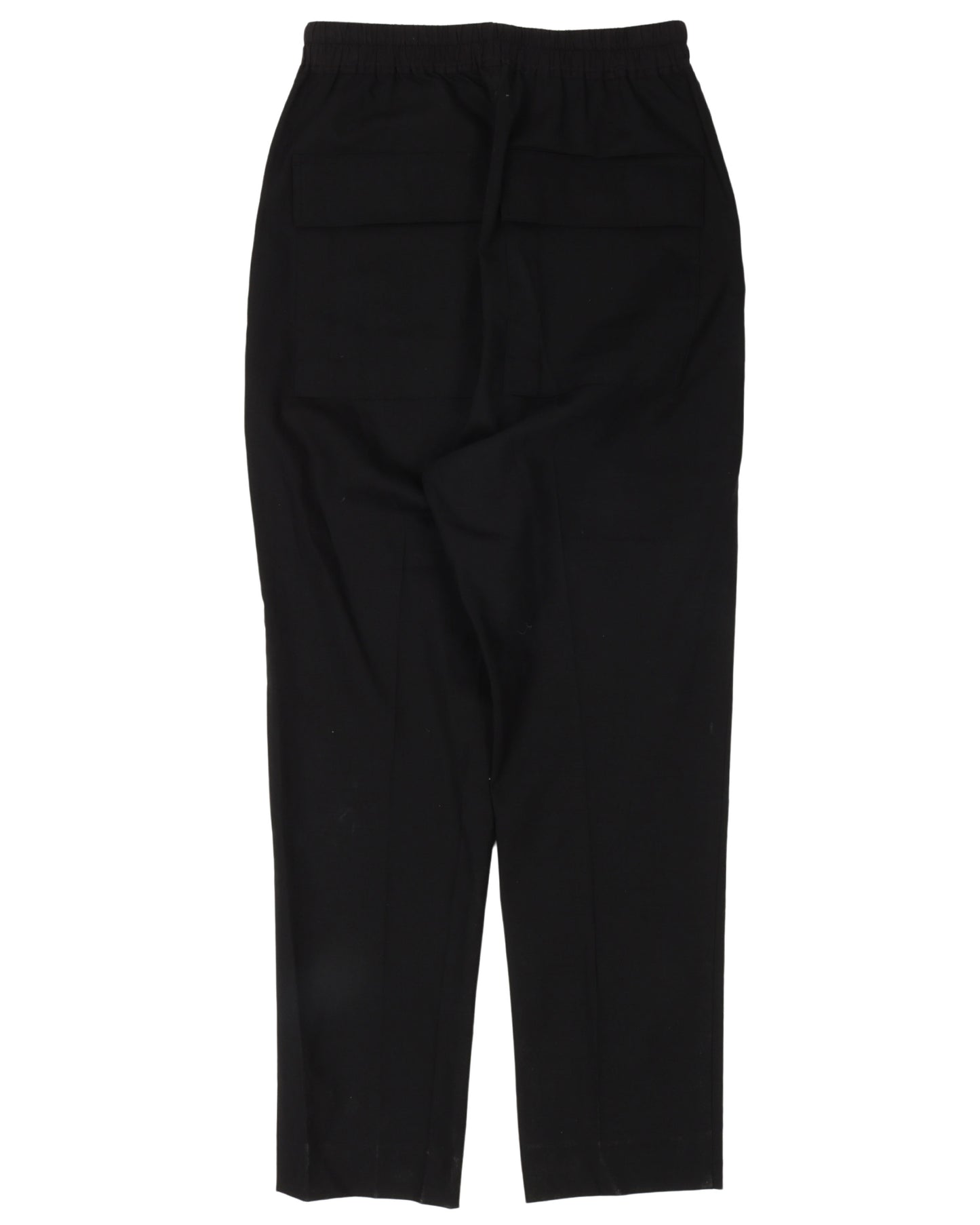 SS18 "DIRT" Pleated Wool Drawstring Pants