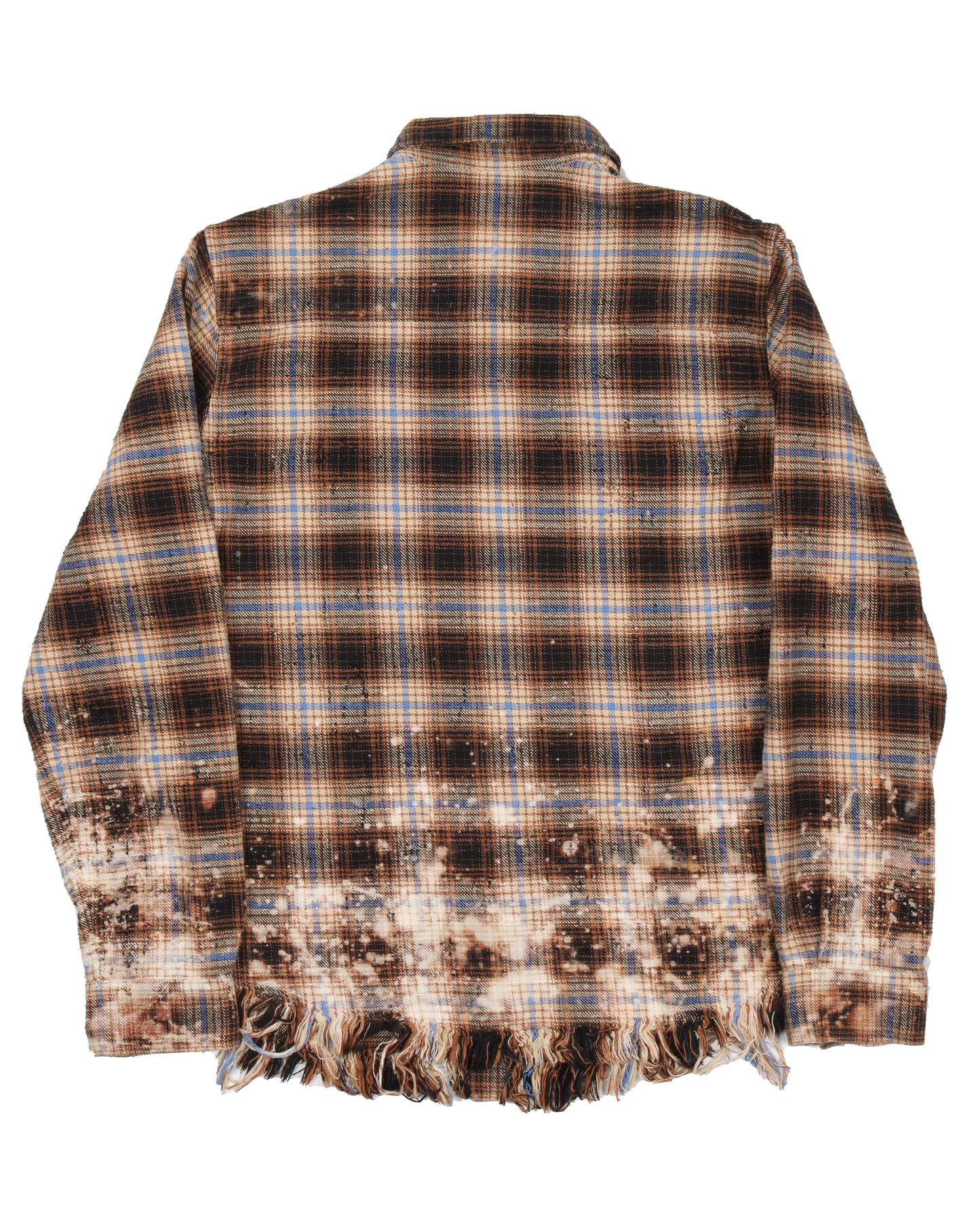 Beige Bleached Flannel Shirt