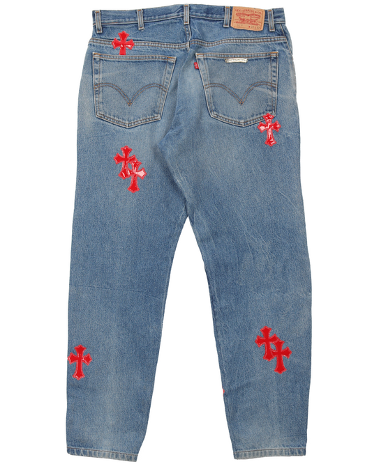 DRAKE 'THE BOY' Levi's Cross Patch Denim