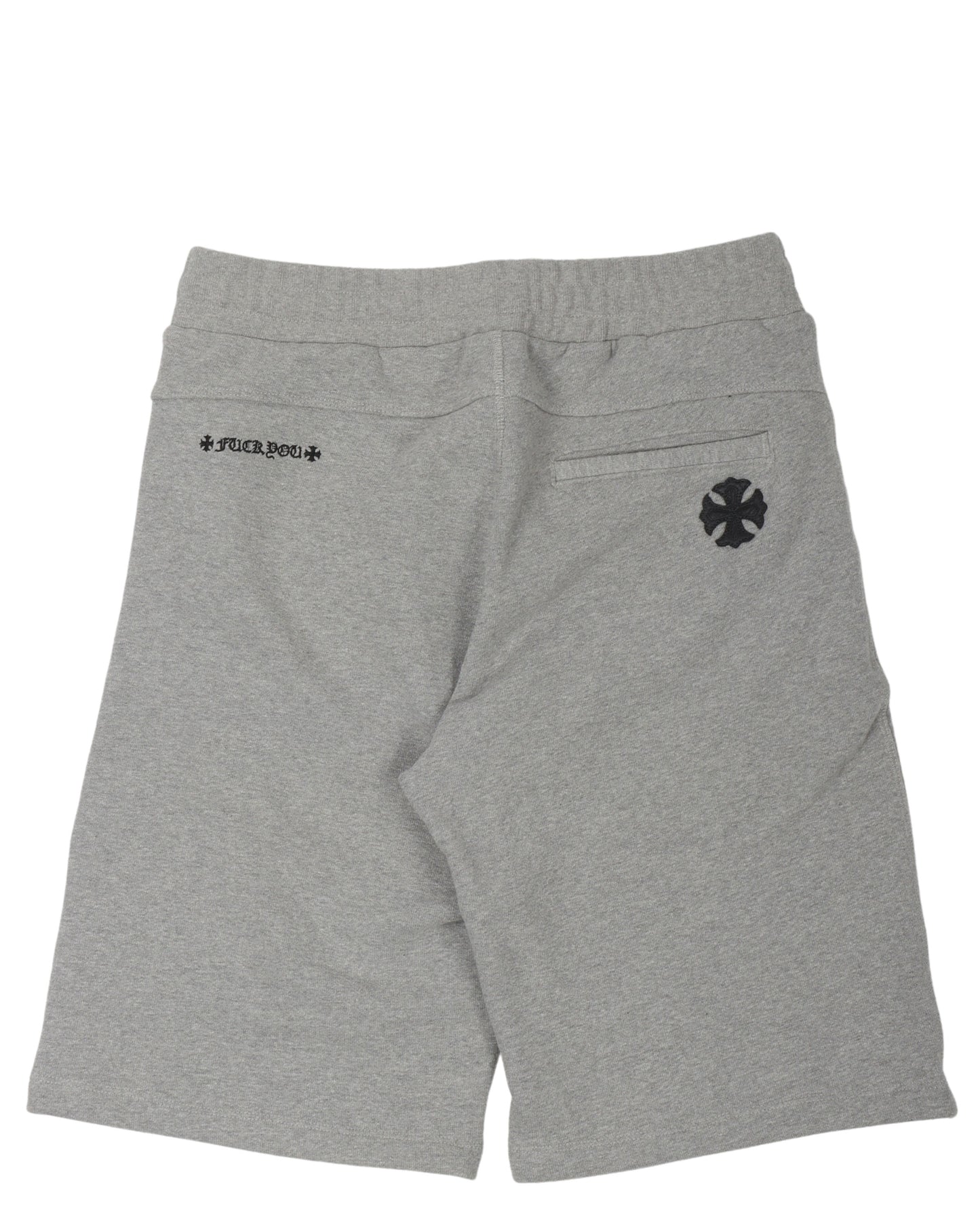 Dagger-Zip Sweatshorts