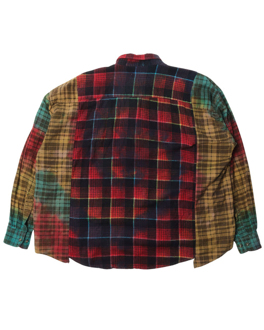 Spiral Reworked Flannel Shirt