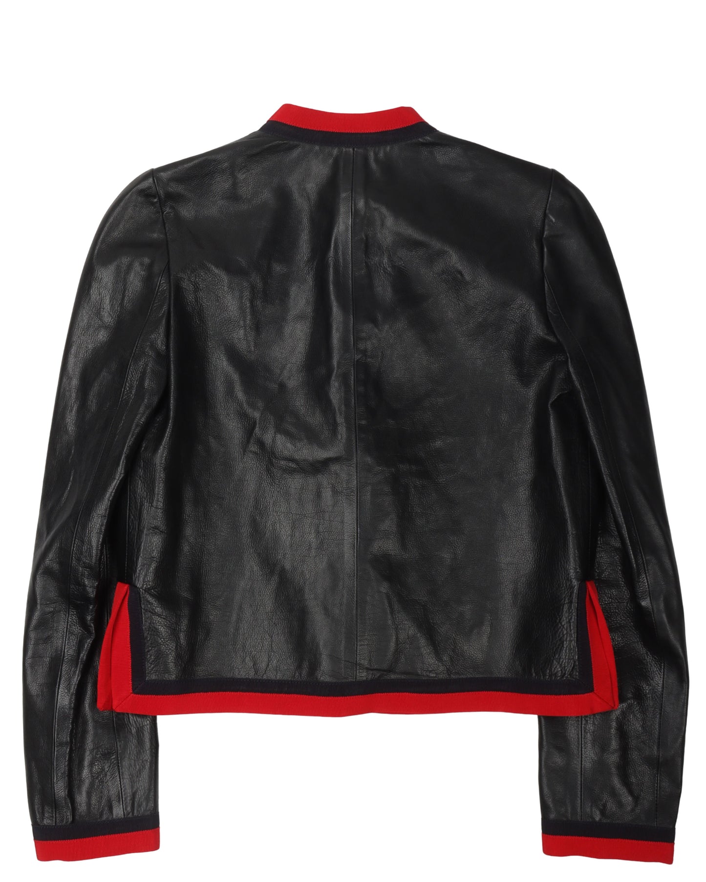 Silk Lined Leather Button Shirt