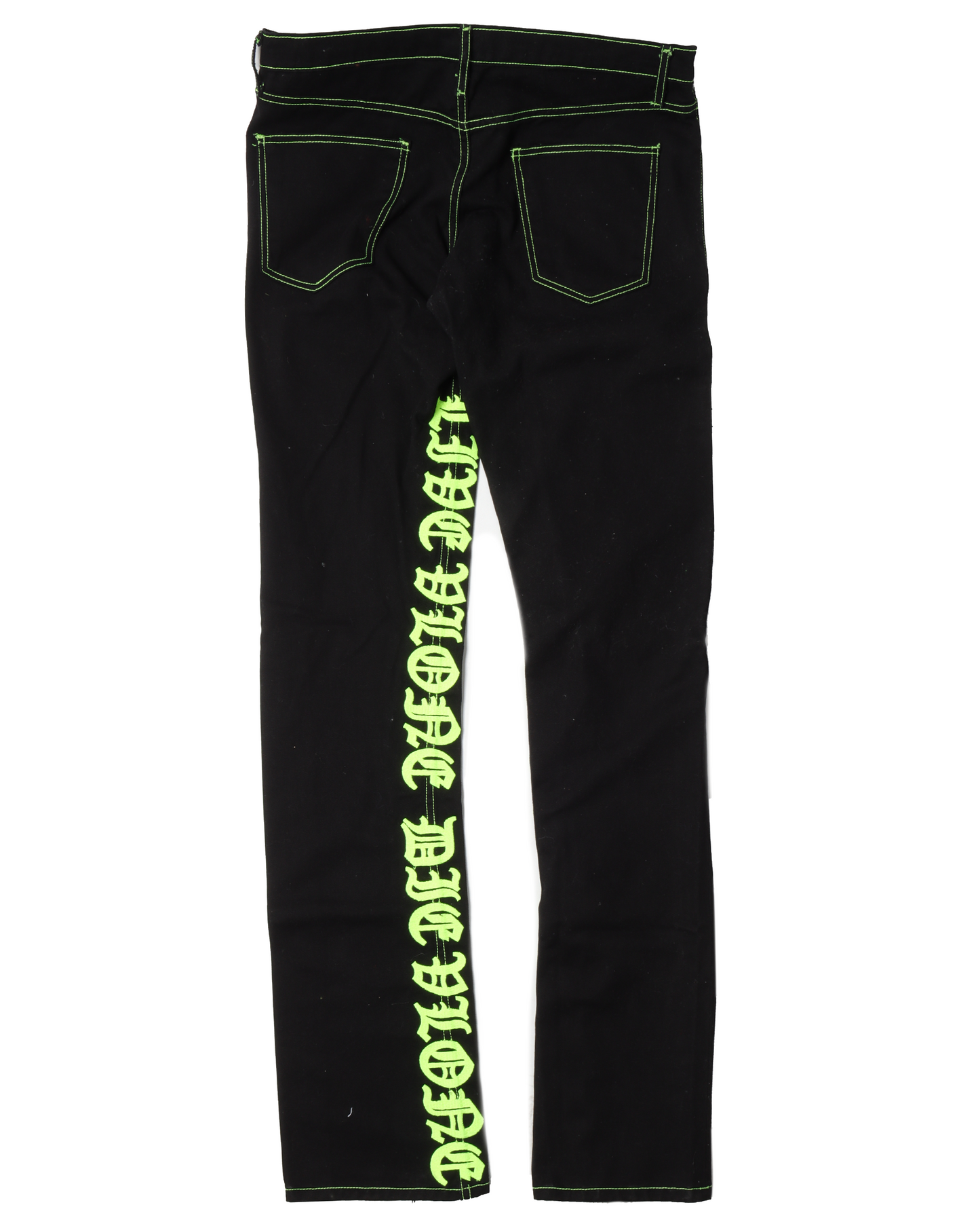 Sample Yellow Stitched Jean