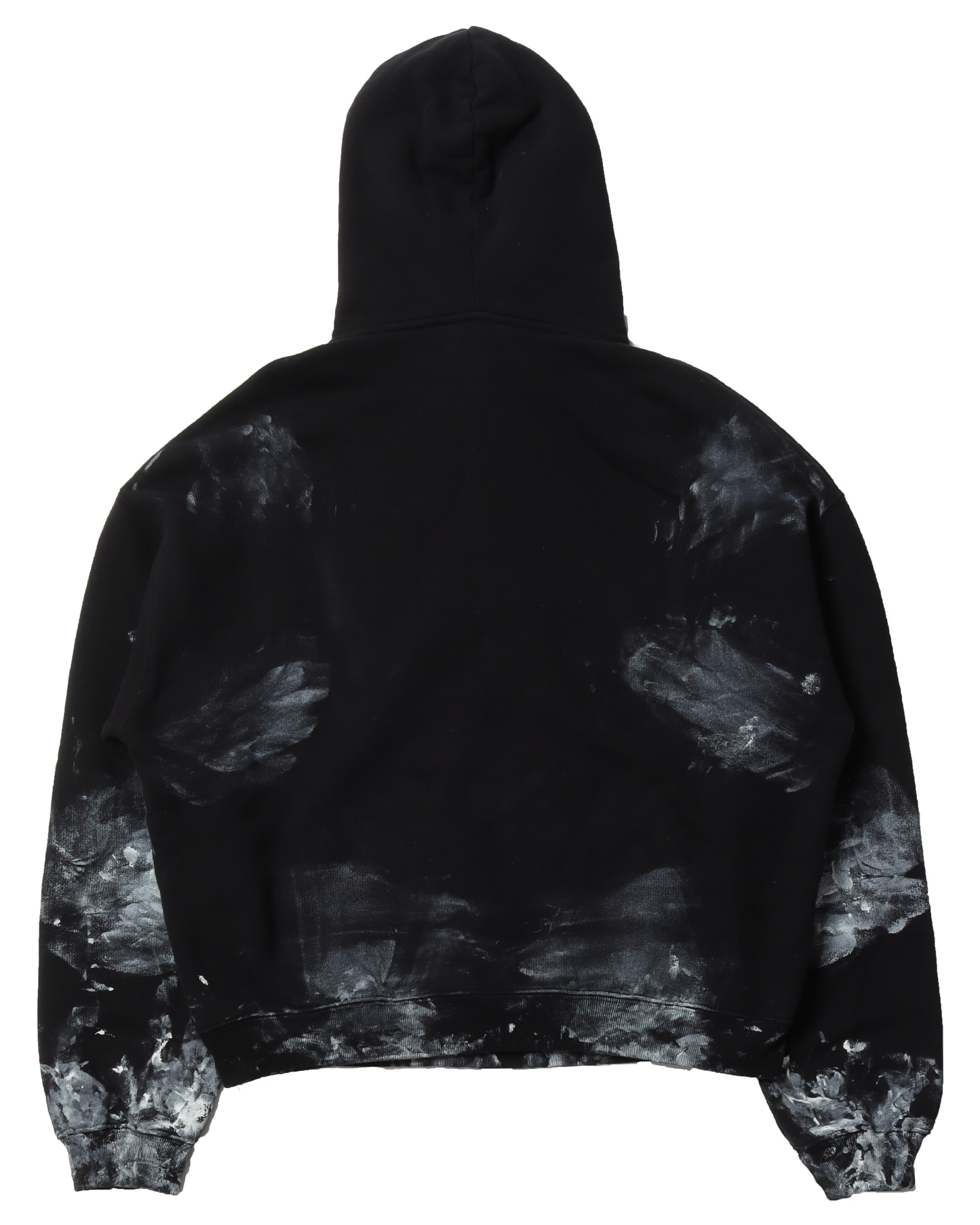 Cropped Painted Hoodie
