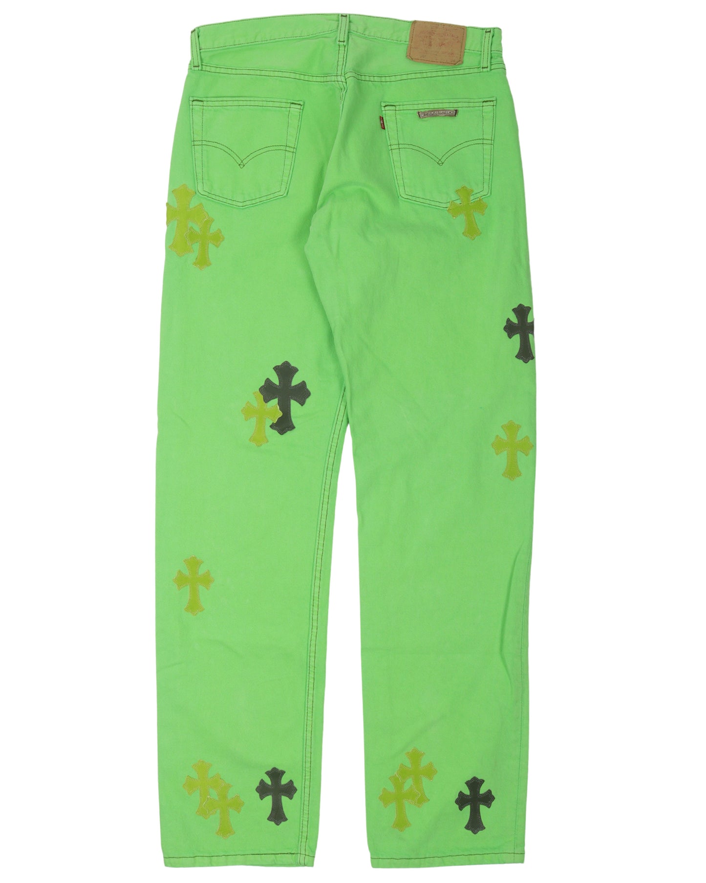 Sex Records Cross Patch Denim