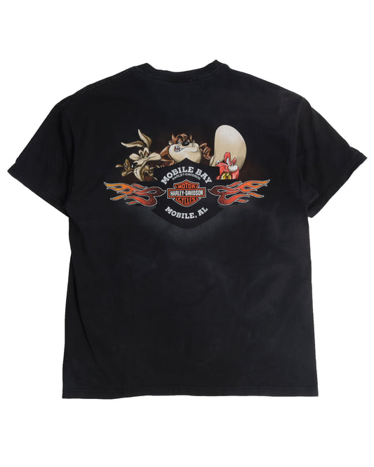 Harley Davidson Fatboy Looney Toons T-Shirt