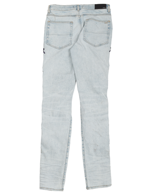 Grateful Dead Distressed Stretch Denim