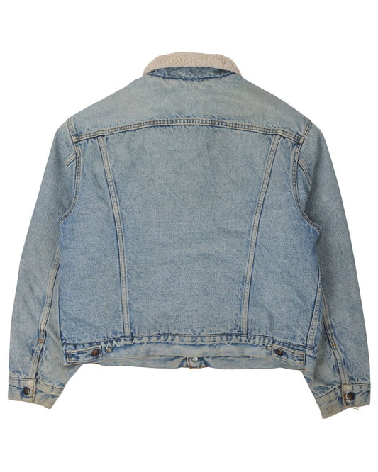 Levi Shearling Lined Denim Trucker Jacket