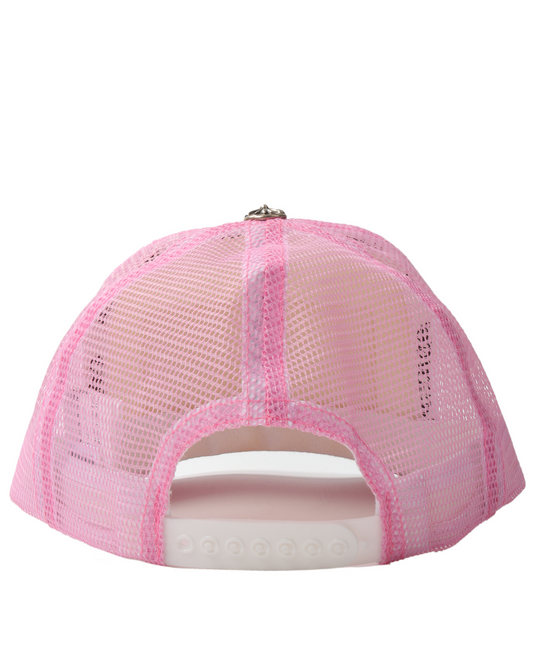 Pink and White Hollywood Hat