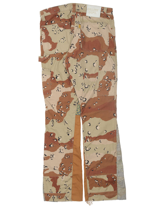 Camouflage "LA FLARE" Carpenter Pants