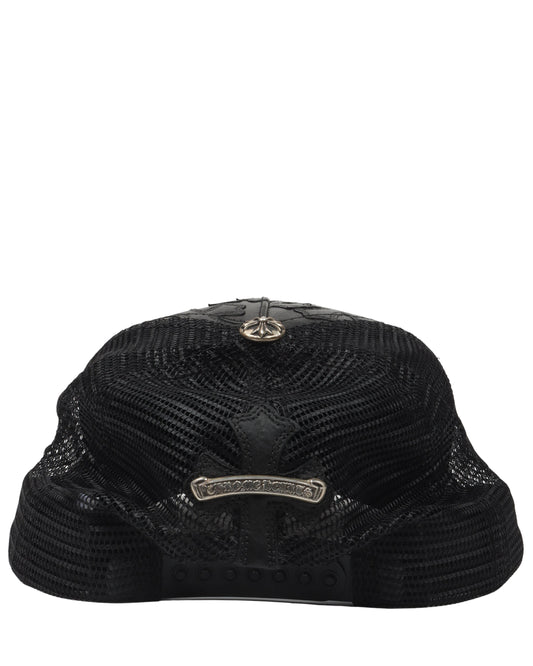 Leather Multi Cross Hat