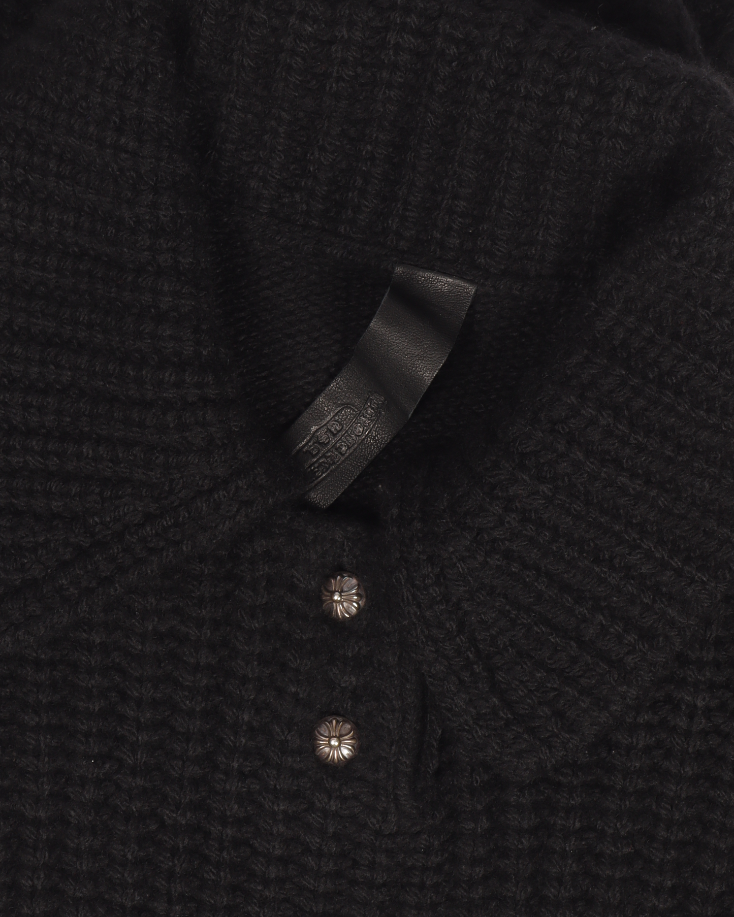 Cross Patch Cashmere Sweater-Dress