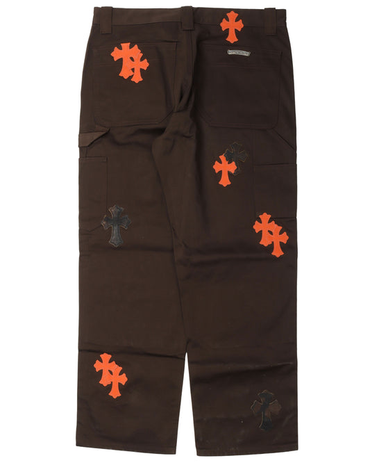 Double Knee Cross Patch Pants