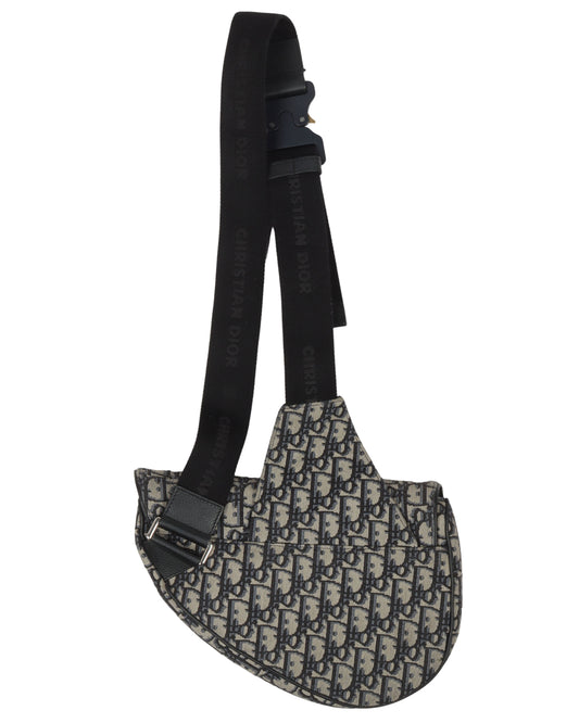 Jacquard Monogram Saddlebag
