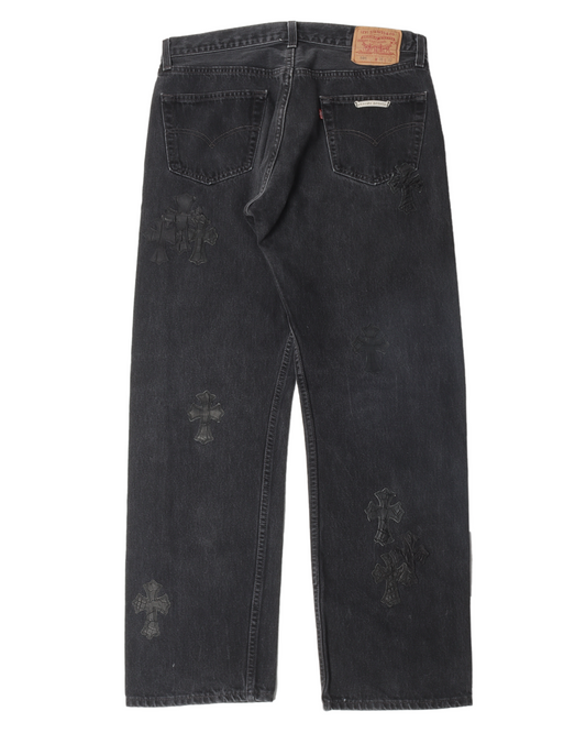 Levi's Cross Alligator Patch Denim
