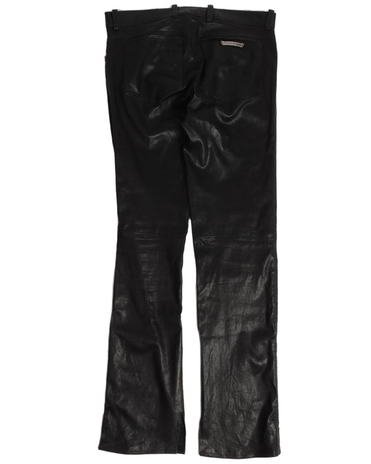 Fleur Lamb Leather Pants