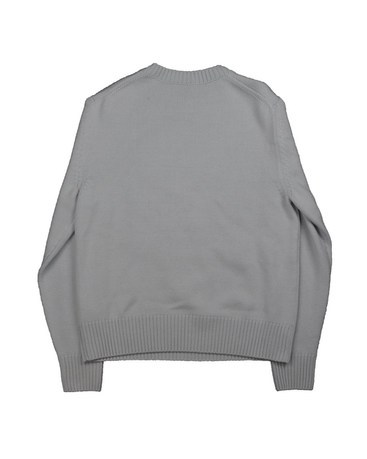 Alex Foxton Rose Embroidery Flower Intarsia Sweater